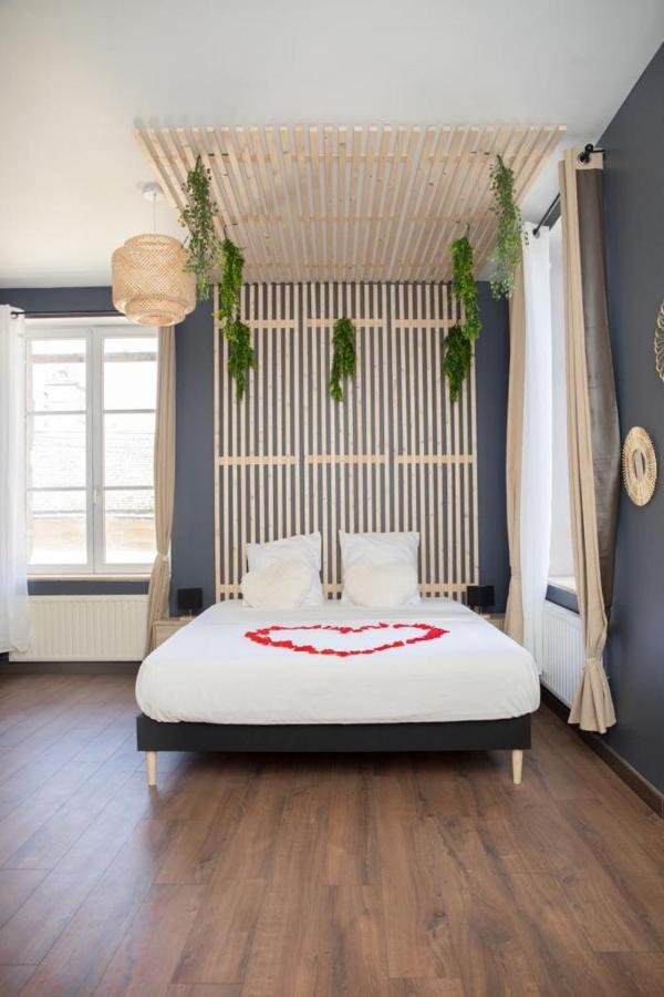 Evasion Tropicale - Studio Avec Spa, Cosy Et Renove Au Coeur De Soissons - 2 Pers Exterior photo